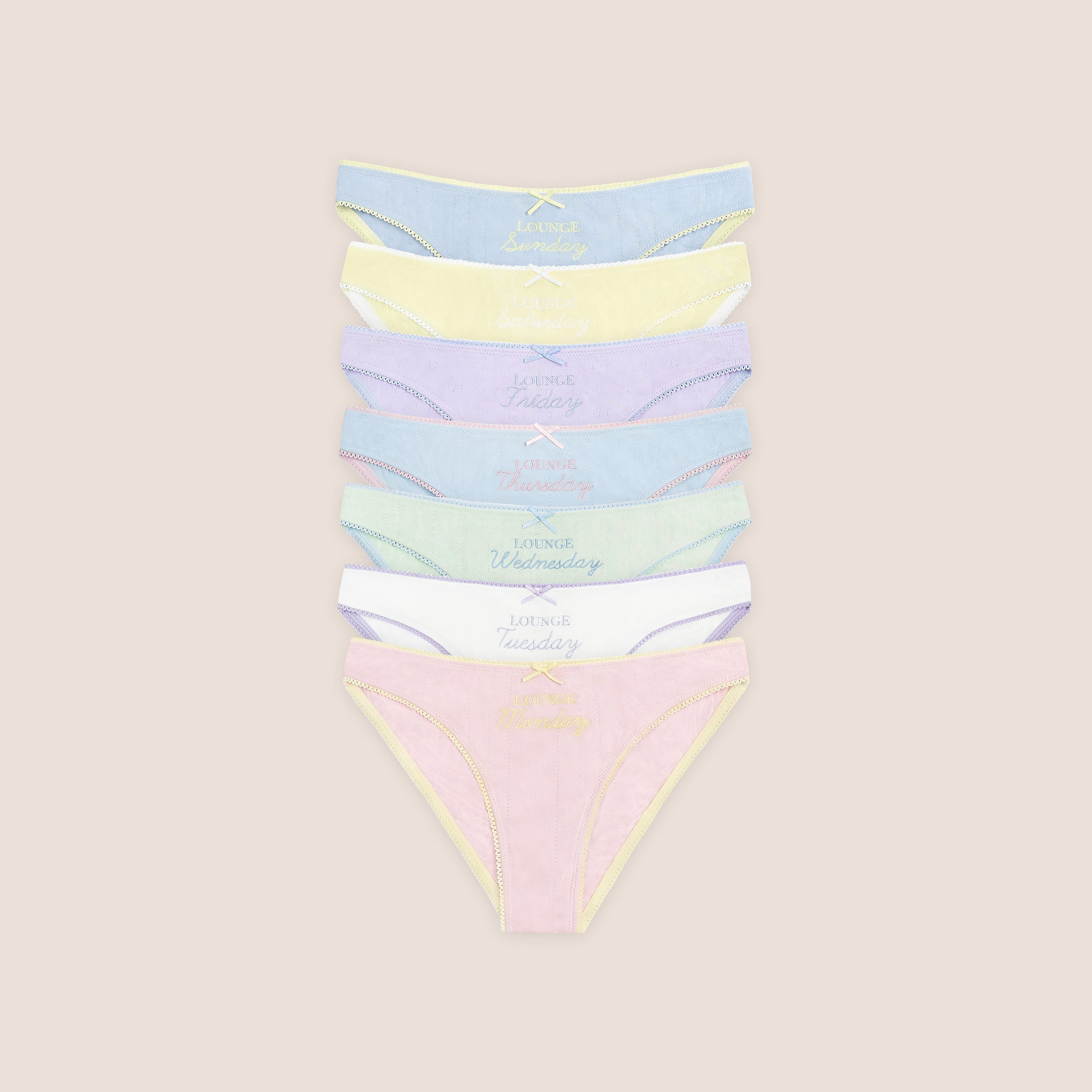 Days of the Week Briefs (7-Pack) - Multicolour Pastel